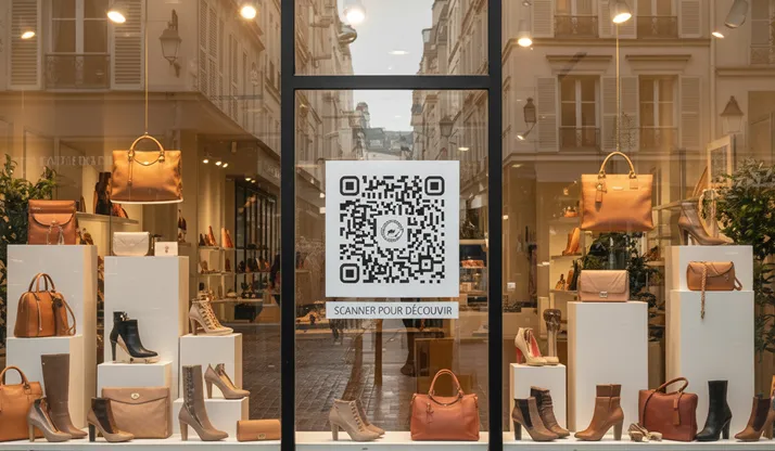 QR code in shop window: turning passersby into customers even outside business hours