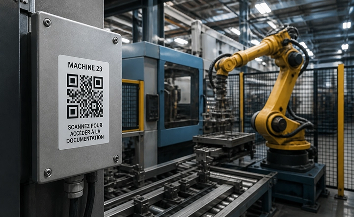 QR code en milieu industriel : maintenance préventive, traçabilité des équipements et sécurité opérateur