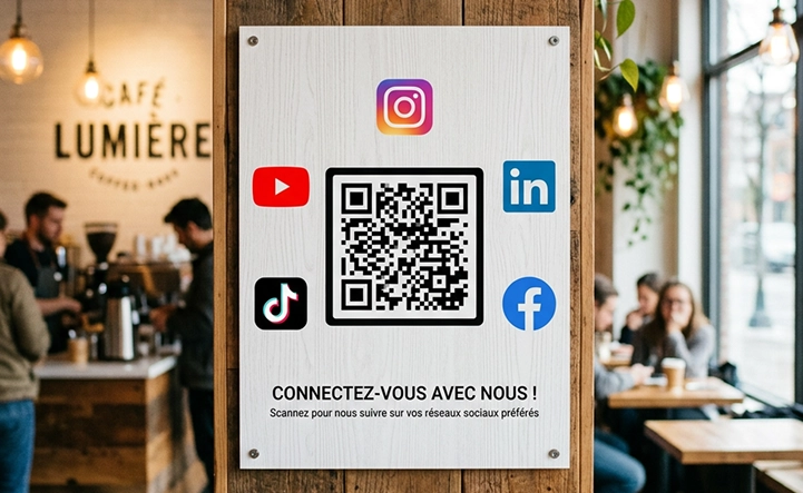 QR code and social media: how to boost your Instagram, TikTok and LinkedIn audience from your physical media